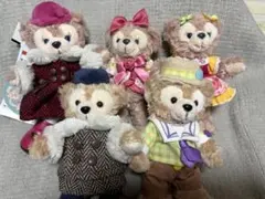 シェリーメイ ダッフィー ぬいぐるみバッジ セット