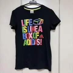 ★adidas レディース　カラフルプリント Tシャツ　Mサイズ