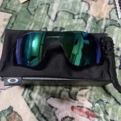 Oakley スポーツサングラス グリーンレンズ　レーダーロック