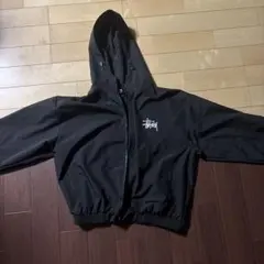 STUSSY ナイロンジャケット ブラック Mサイズ