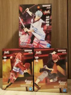 銀魂 坂田銀時 神威 神楽 吉原大炎上 フィギュア 3種※匿名配送 未開封