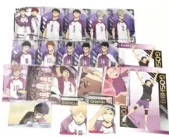 ハイキュー クリアカード 箔押し ポストカード 白鳥沢