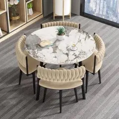 大塚家具　ダイニングテーブル　円形　大理石 大塚家具 ダイニングテーブル 円形 大理石 - メルカリ