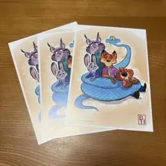 ズートピア アートプリント 3枚セット