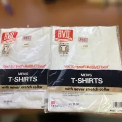 B.V.D. Tシャツ 90-98 ホワイト