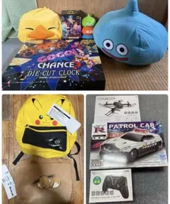 ポケモン ドラクエ ファイナルファンタジー ラジコン ドローン 10点まとめ売り