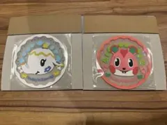 あつまれどうぶつの森　コースター　アップル　ティーナ