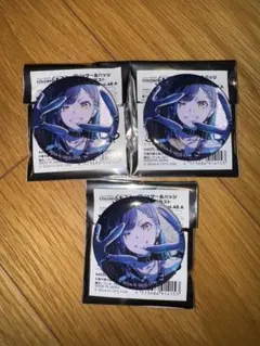 プロセカグリッター缶バッジ48a 白石杏セット