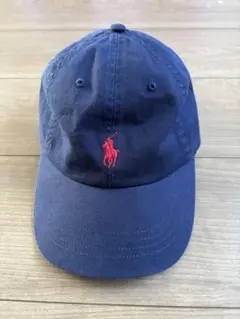 ラルフローレン　コットン チノ ボール キャップ　ネイビー