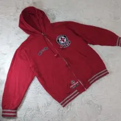 【訳あり★GARDE CORPS WEEKEND】赤い消防署ロゴ付きパーカー