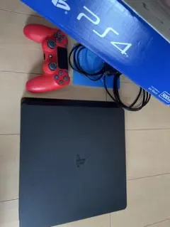 PS4 本体 CUH-2100A ジャンク HDDなし 赤コントローラー