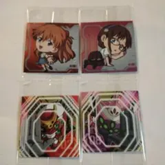 エヴァンゲリオン新劇場版シールウエハース補完計画 アスカ、マリ 4枚セット