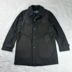 NEVERTRUST 裏地タータン ドンキージャケット 本革使用 モッズ パンク