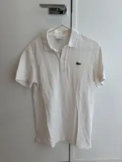 Lacoste ホワイト ポロシャツ　FR2（日本Sサイズ）