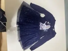 H&M エルサ　ネイビー ワンピース 110cm