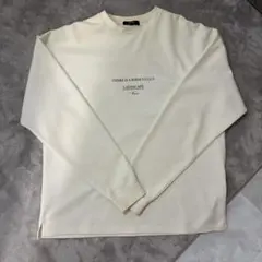 BEAMS スウェット トレーナー　白　sサイズ リバースウィーブ