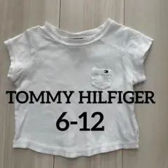 【TOMMY HILFIGER】白Ｔシャツ6-12 トミーヒルフィガー ホワイトのサムネイル