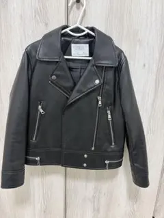 ZARA レザー調ジャケット　キッズ　120 ライダース