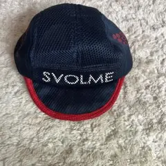 SVOLME キャップ ネイビー レッドのサムネイル