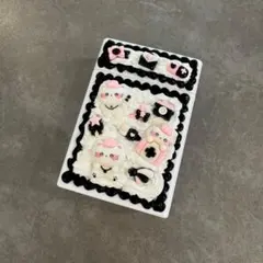 小物ケース ネコ リボン ブラック ピンク ホイップデコ 雑貨