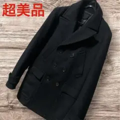 超美品 PAUL SMITH ポールスミス ウール コート 黒 ブラック