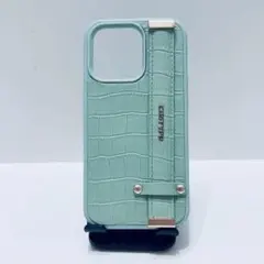 iPhone14 Pro用ケース 6.1 グリーン