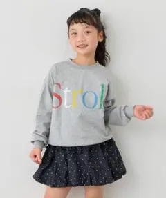 ロンT感覚で着れる！ロゴオーバースウェット