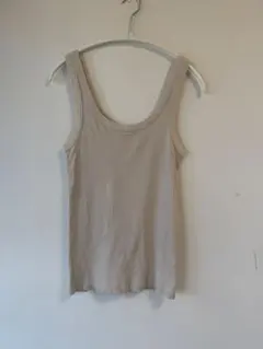 Deuxieme Classe Looseyリブ タンクトップ　ベージュ 追加 Looseyリブ タンクトップ（タンクトップ）｜Deuxieme Classe