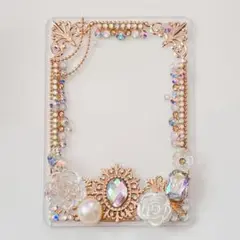 №817 飾れる！持ち歩ける！硬質カードケース デコ 硬質ケース