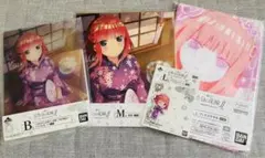 五等分の花嫁　一番くじ　中野二乃　4点セット