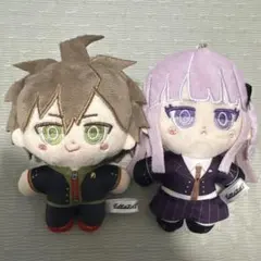 ダンガンロンパ ダイソー ぬいぐるみキーホルダー 苗木誠 霧切響子 2点セット
