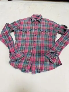 90年代！ラルフローレン　ウエスタンワークシャツ　レディース