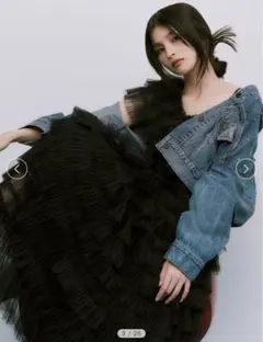 FRAY.ID 2wayチュールフリルティアードドレス