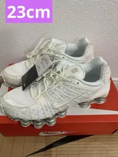 23cm ナイキ ショックス ホワイト セイル NIKE