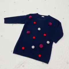 極美品　il gufo イルグッフォ　ポンポン　セーター　90 100