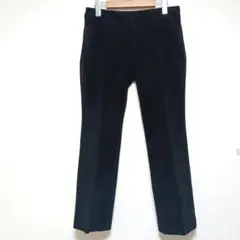 【INED】イネド ベロア調 パンツ ブラック 11 Lサイズ 日本製