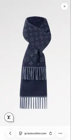 クリーニング済み✨【美品】ルイヴィトン　マフラー　エシャルプモノグラム