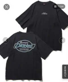 Dickies バックプリント Tシャツ スミ黒