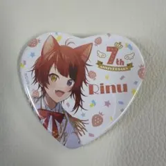 すとぷり 莉犬くん 7周年記念 ハート缶バッジ - メルカリ