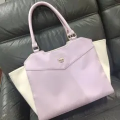 시나모롤 トートバッグ パープル 紫 レター