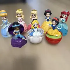 【8体セット】ディズニープリンセス　カプセルトイ　ガチャ