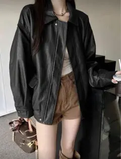 shein レザージャケット