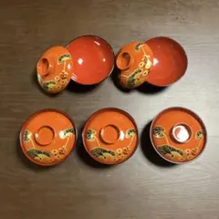 蓋付きお椀5セット