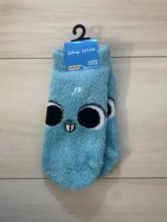 【未使用】Disney Pixar キャラクターソックス 水色