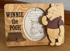 プーさん フォトフレーム 木製