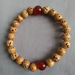 天然菩提樹の実 天然カ―ネリアン ブレスレット 男女共 行動力 精神統一