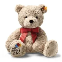 新品 シュタイフ Steiff テディベア ジミー ベージュ ハッピーバースデー