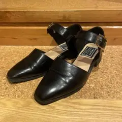 RANDA バックストラップ ポインテッドトゥシューズ