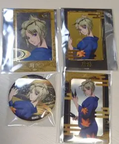 ナンジャタウン 銀魂 吉原大炎上 月詠 缶バッジ 購入特典 フォト風カード