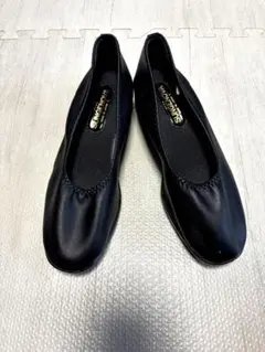 【新品☆未使用】ブラック 合成皮革 パンプス Lサイズ 日本製